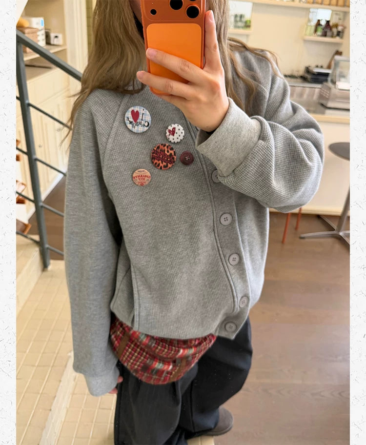 CCYE Waffle Badge Fleece Jacket