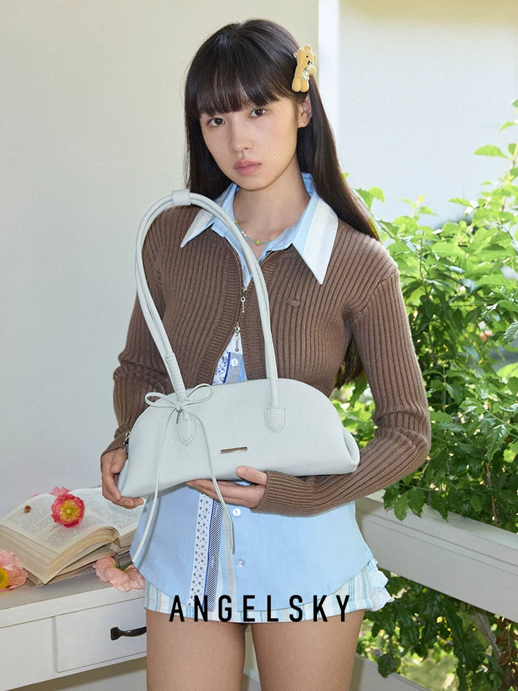 ANGELSKY Bow Niche Shoulder Bag