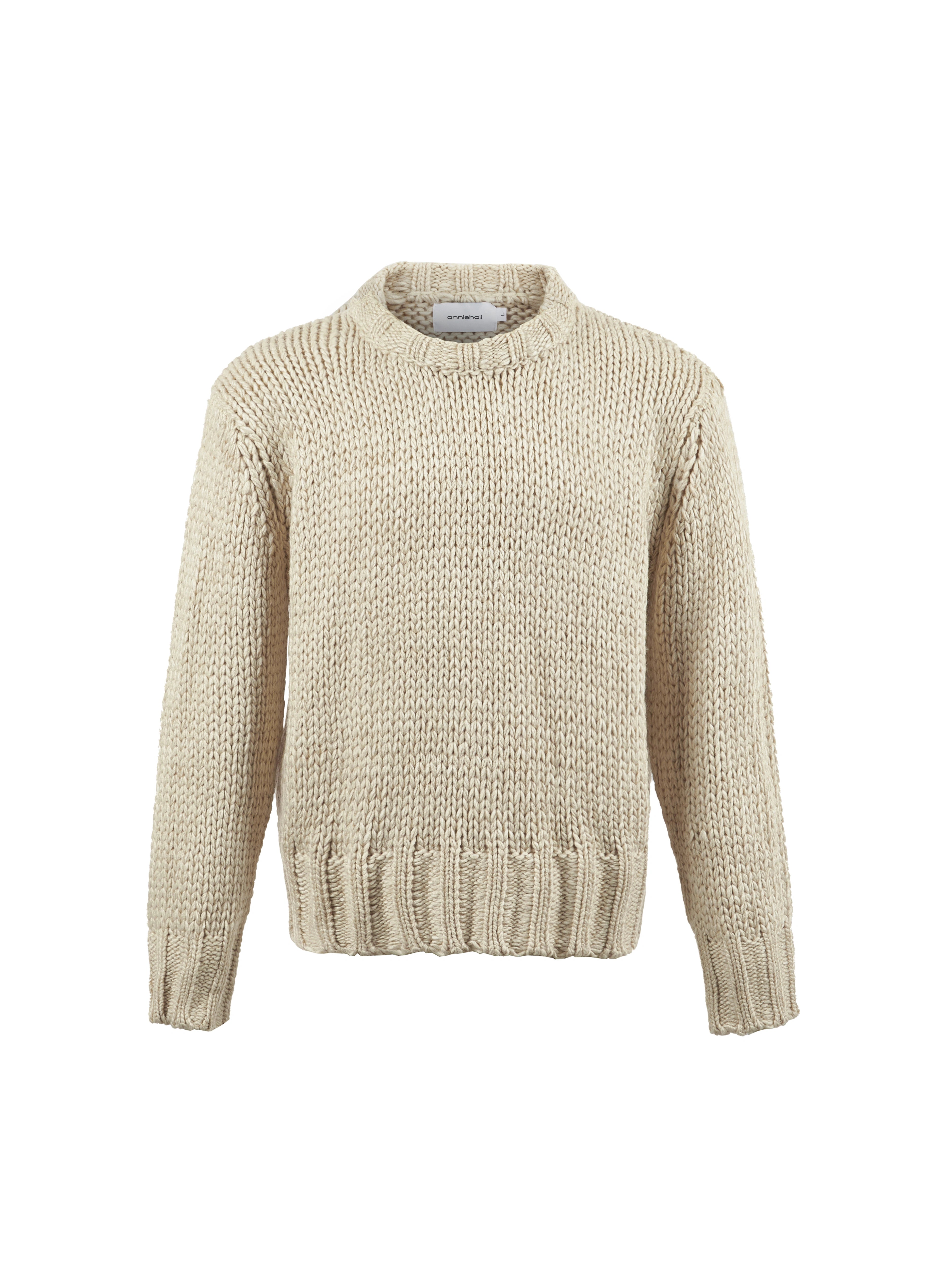 Anniehall Vintage Short Wide Crop Sweater
