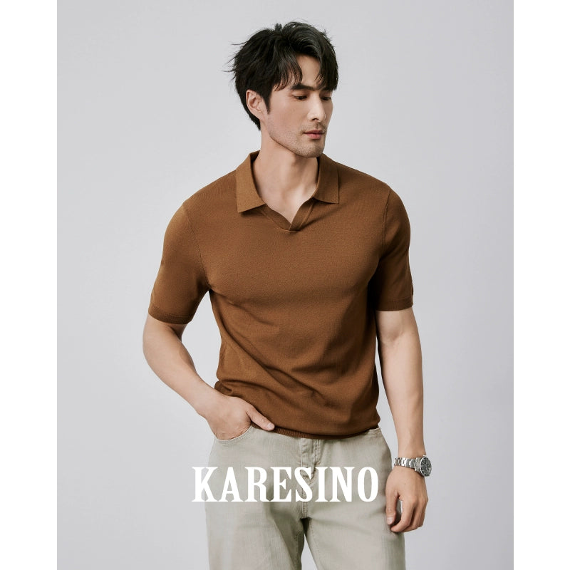 KARESINO Casual Ice Silk Versatile Tee