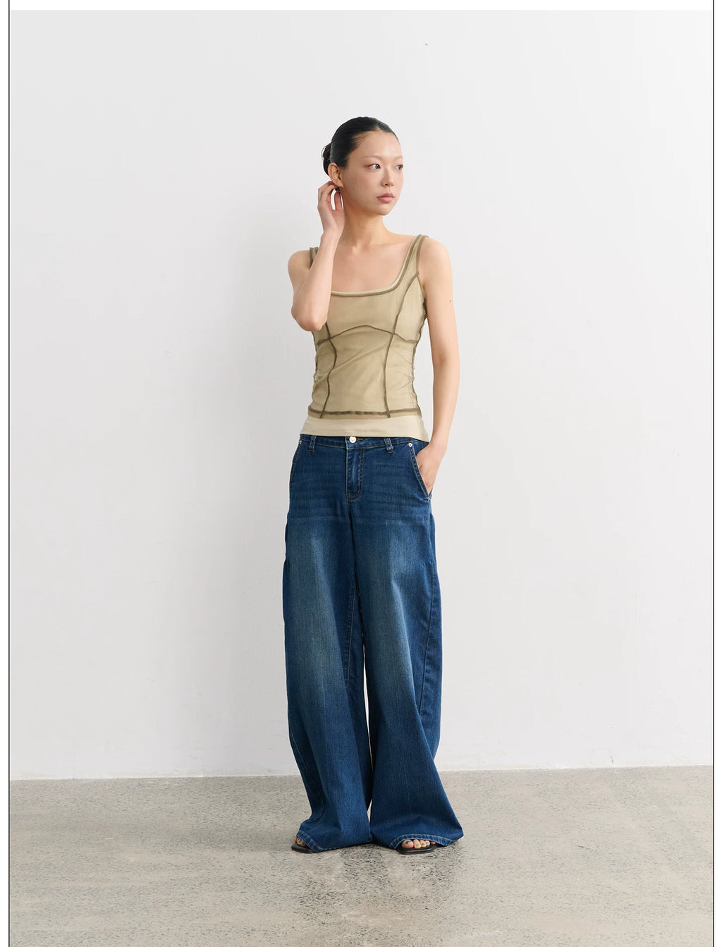 LINY LIBERTY Vintage Skinny Versatile Straight Jeans