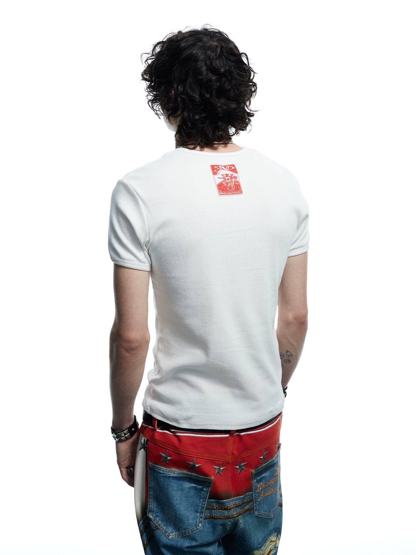 DND4DES Tight Stretch Skull Print Tee