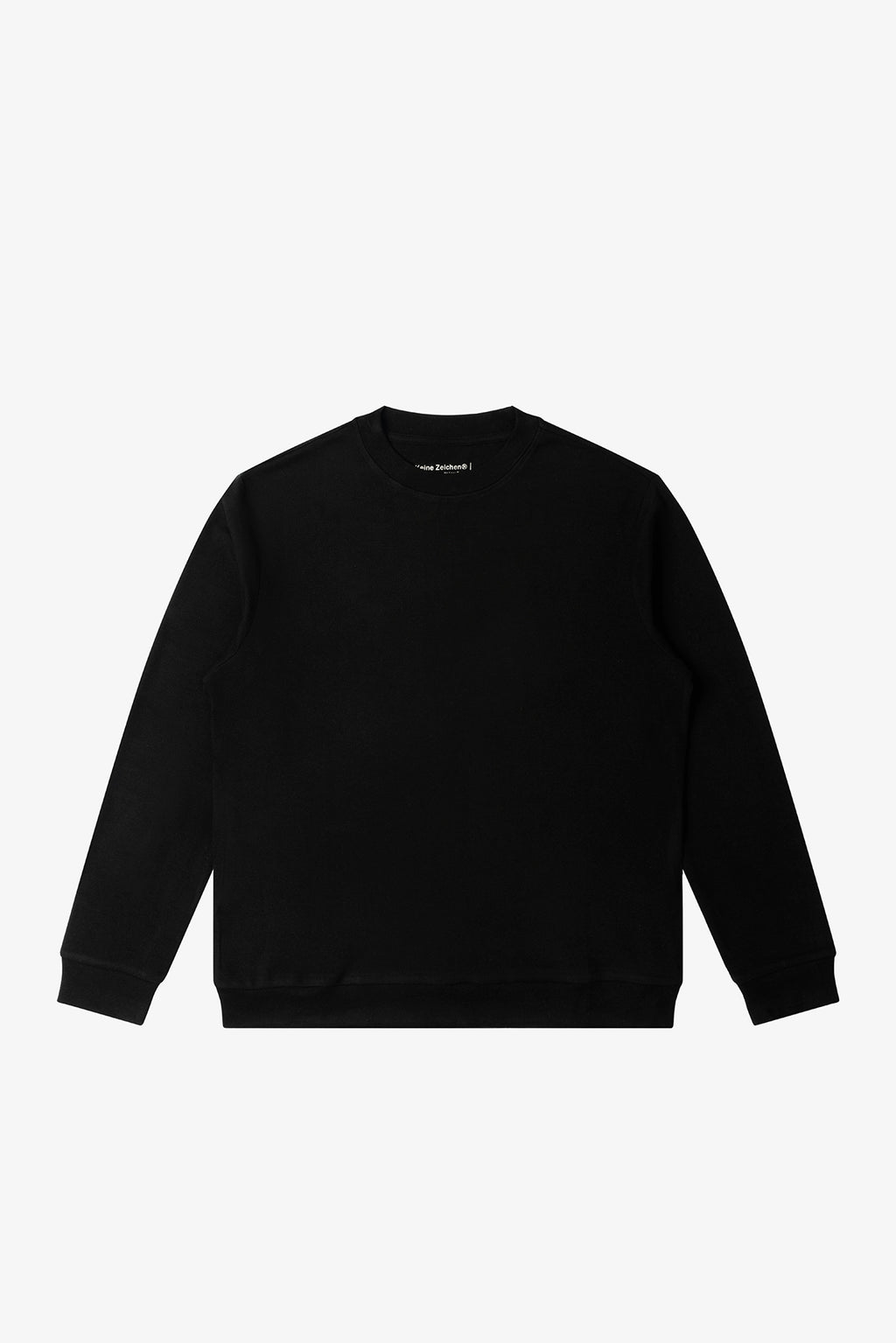 NO LOGO Round Neck Half Turtleneck Warm Long Sleeves