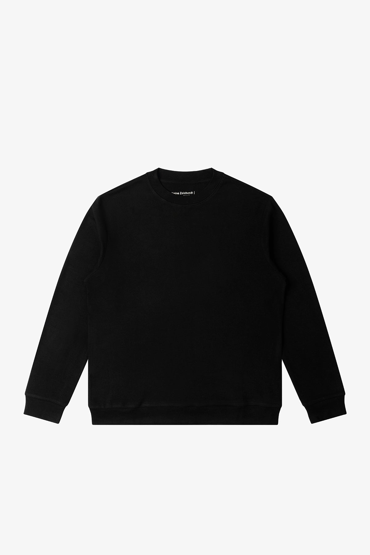 NO LOGO Round Neck Half Turtleneck Warm Long Sleeves