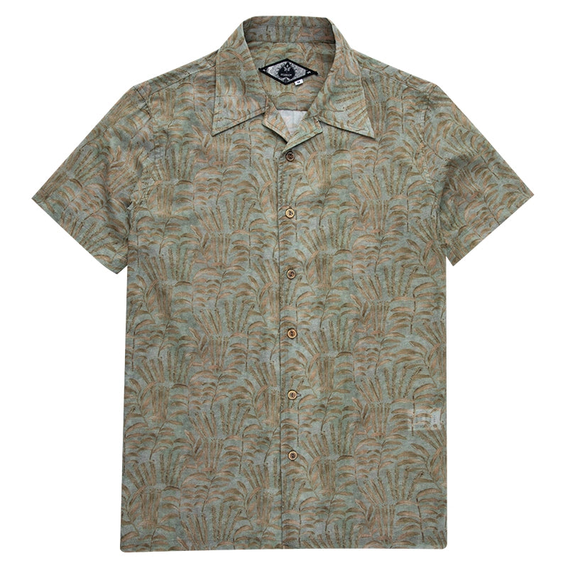 SOARIN Vintage Yuppie Cuban Collar Shirt