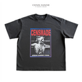 CENSMADE Retro Skull Print Versatile Tee