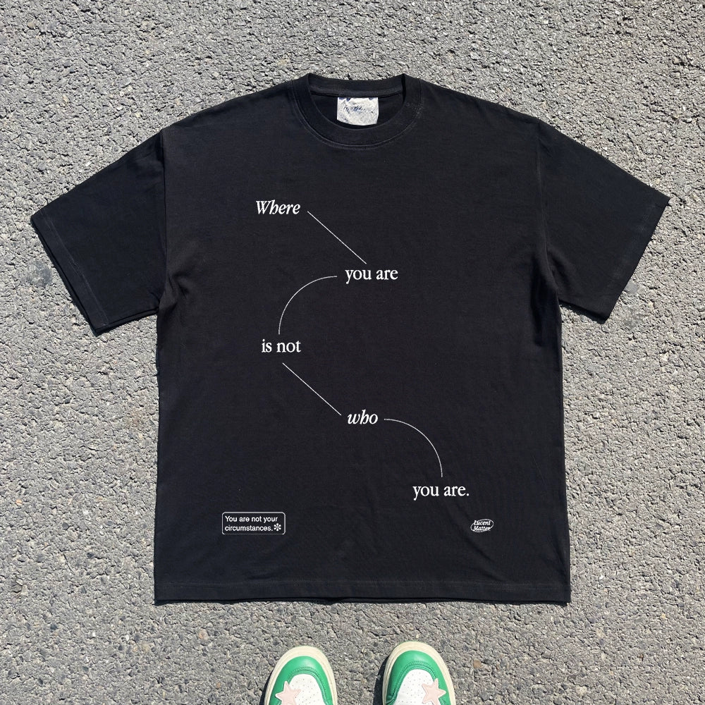 Wang Youbing Studio! Path 220g 100% Cotton Tee