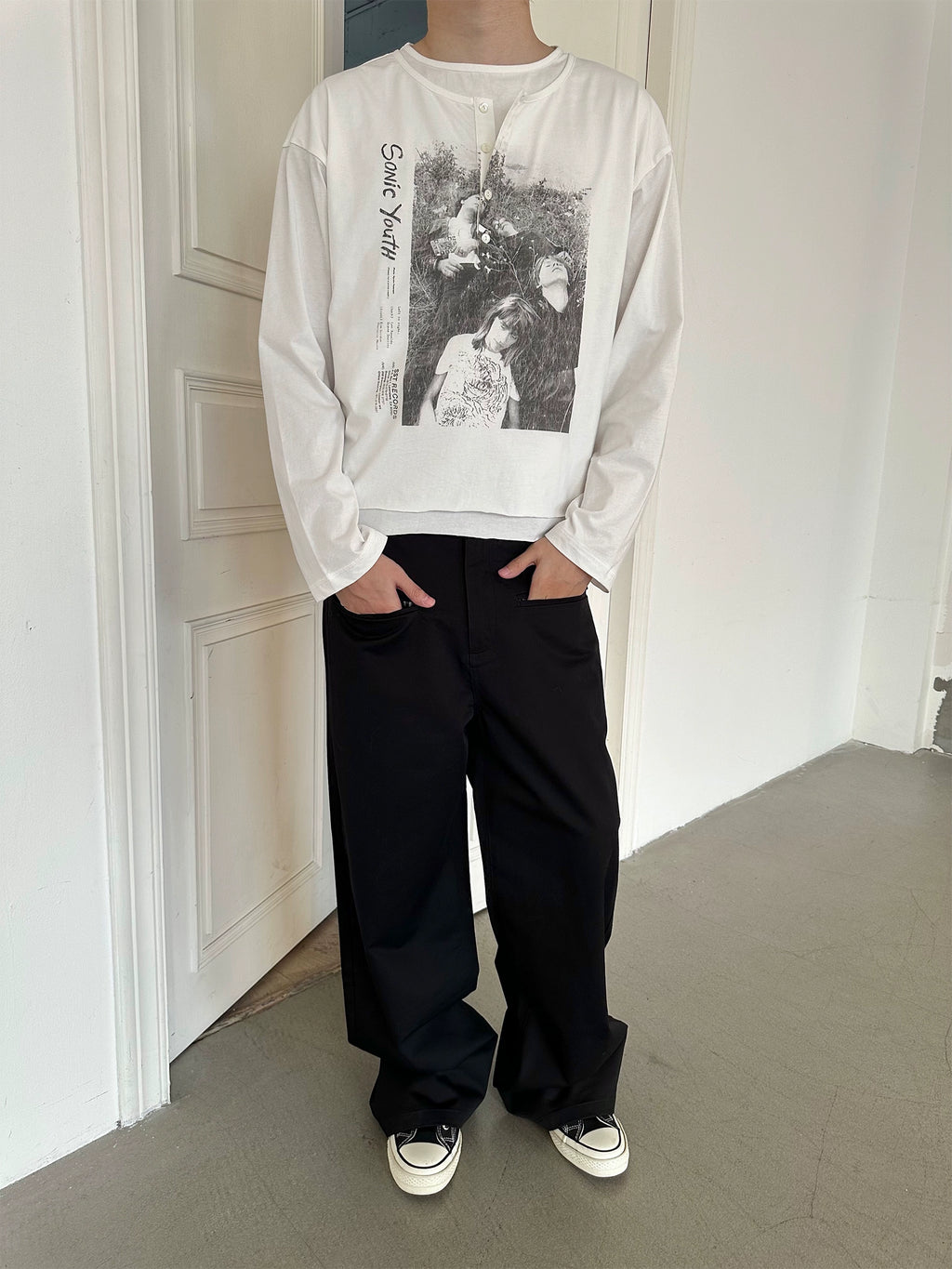 Erole Henry Double Neck Unlocked Digital Printing Long Sleeve