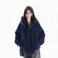 Zuocisankon Classy Hooded Woolen Cotton Jacket