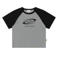 UnderStress Contrast Shoulder Smiley Tee