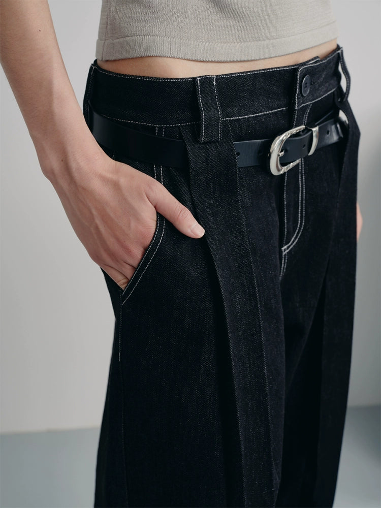 JCAESAR I-pleated Slacks