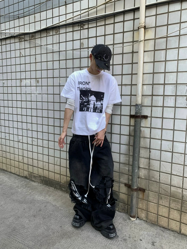 Ironthorn Vintage Loose Portrait Print Tee