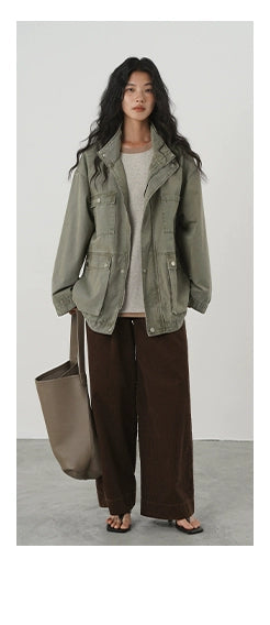 EIGHTHMONTH Vintage Corduroy Wide Leg Pants