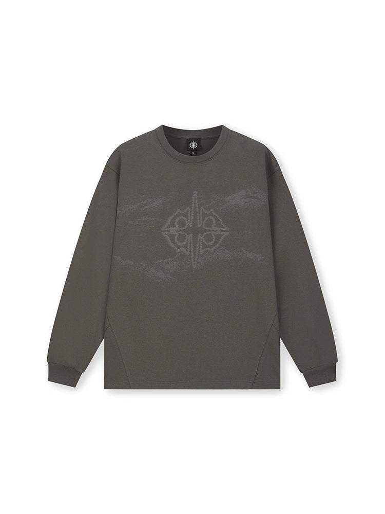 DICETINY Crew Neck Loose Casual Long Sleeves