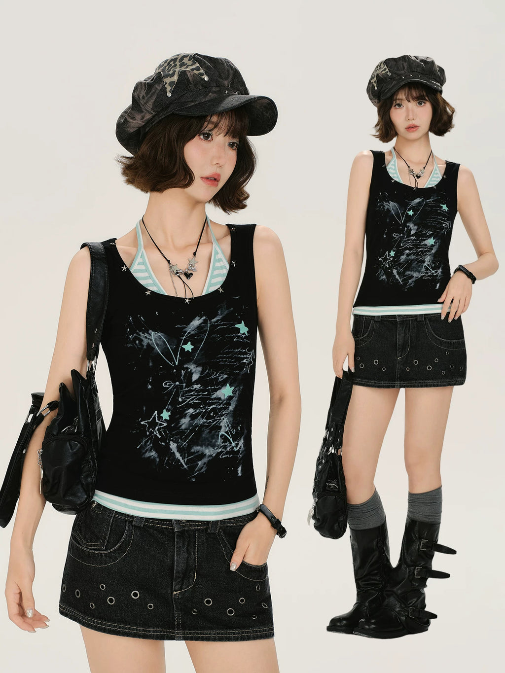Girlyhalo Slim Fake Two Sling