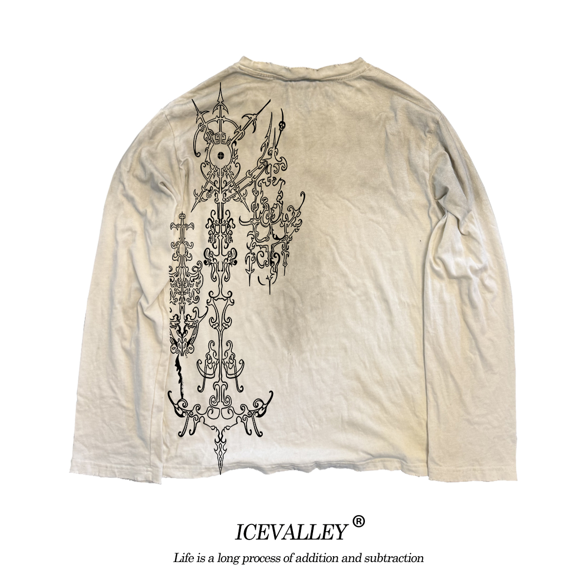 Wang Youbing Studio! Angels 260g 100% Cotton Long Sleeve Tee