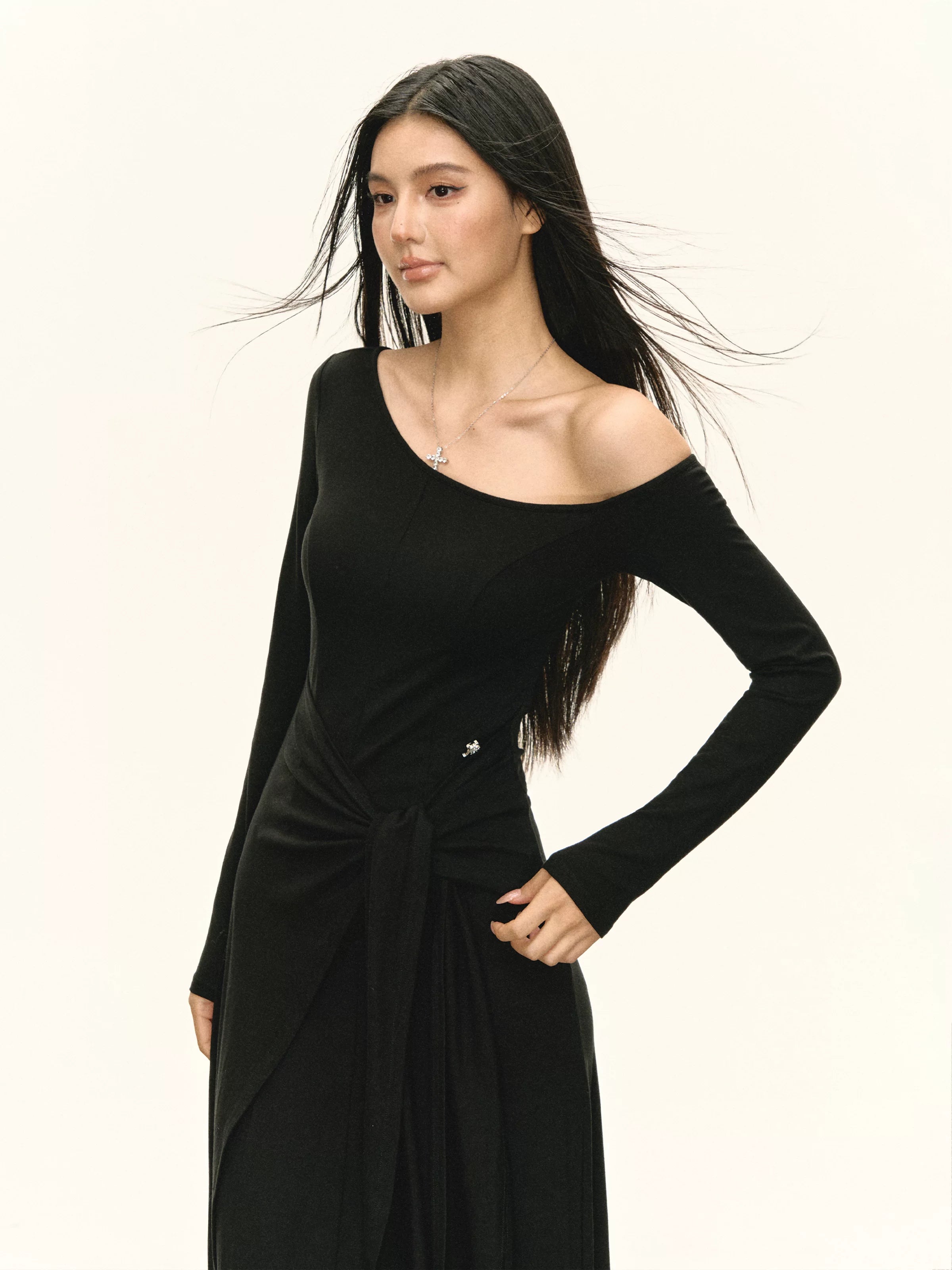 Ariseism Retro Temperament Slim Dress