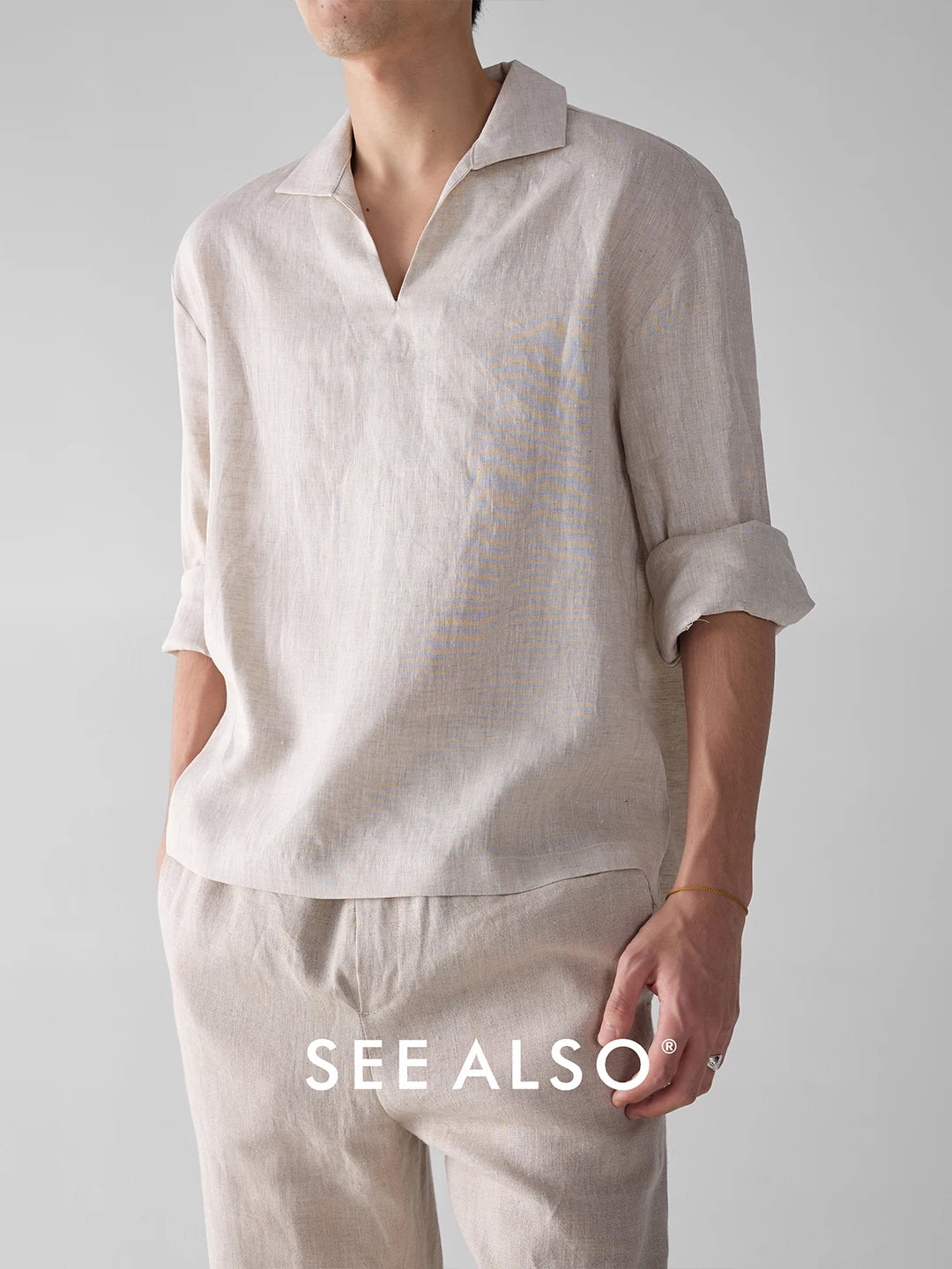 SEE ALSO V-neck High-end Casual Shirt