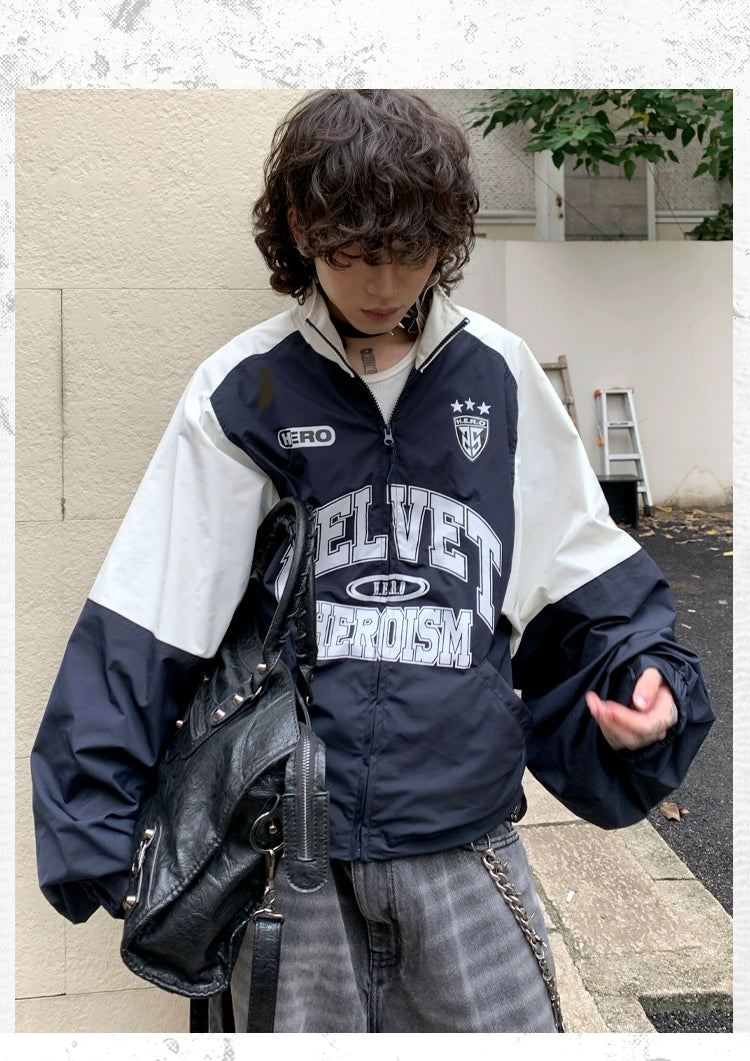 POH Stitched Short Flight Sports Zip Jacket