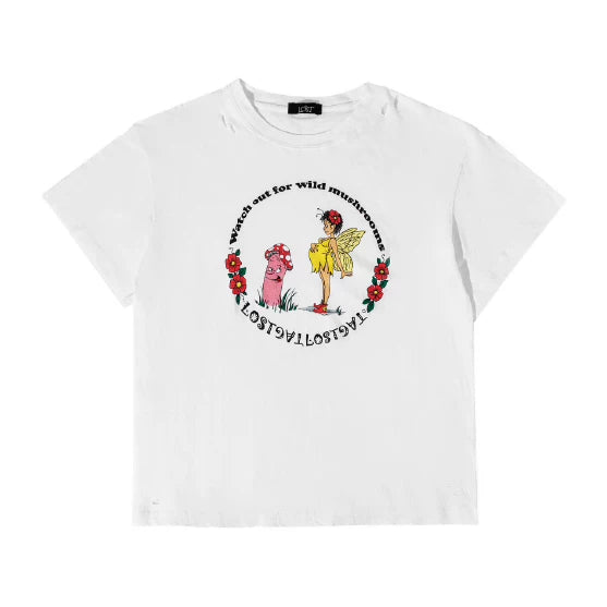 LOSTTAG Fun Inspiration Mushroom Print Tee