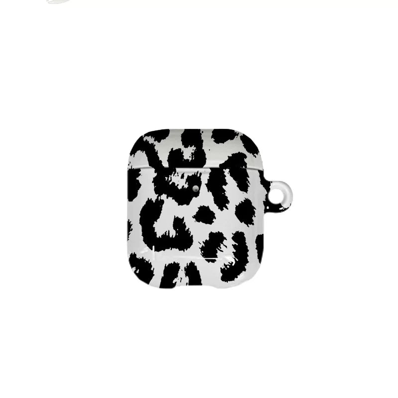 Pbcase Contrasting Leopard Print Apple Earphone Case