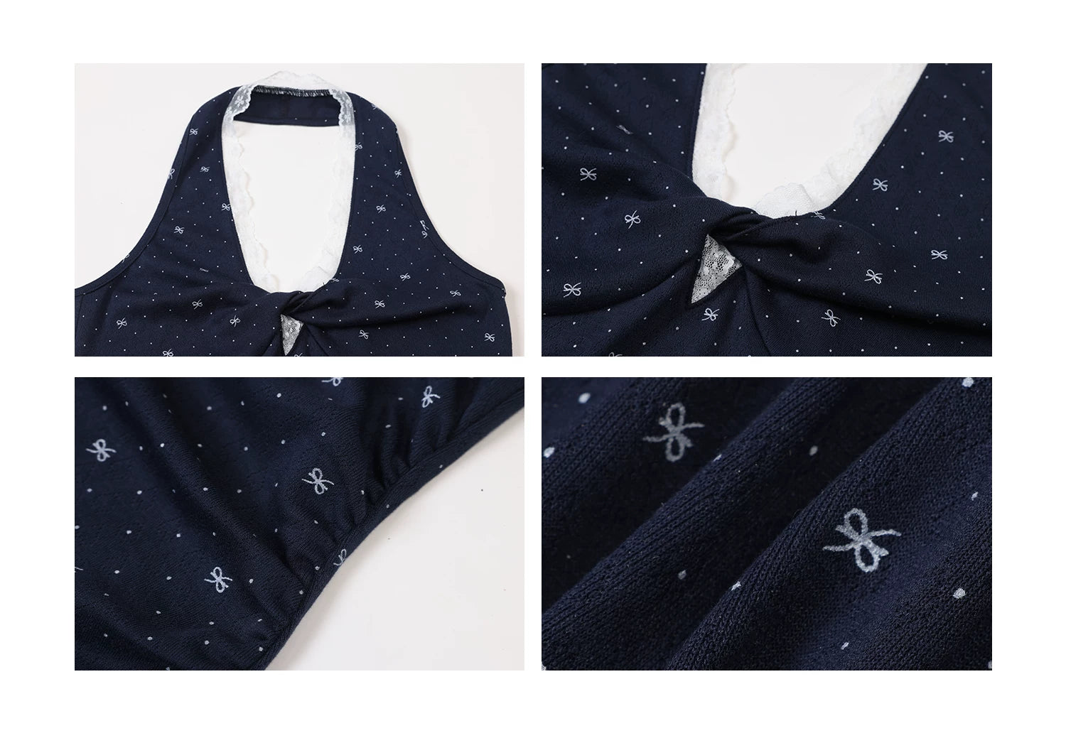 Ablueberry V-neck Floral Waist Neck Sling Dress