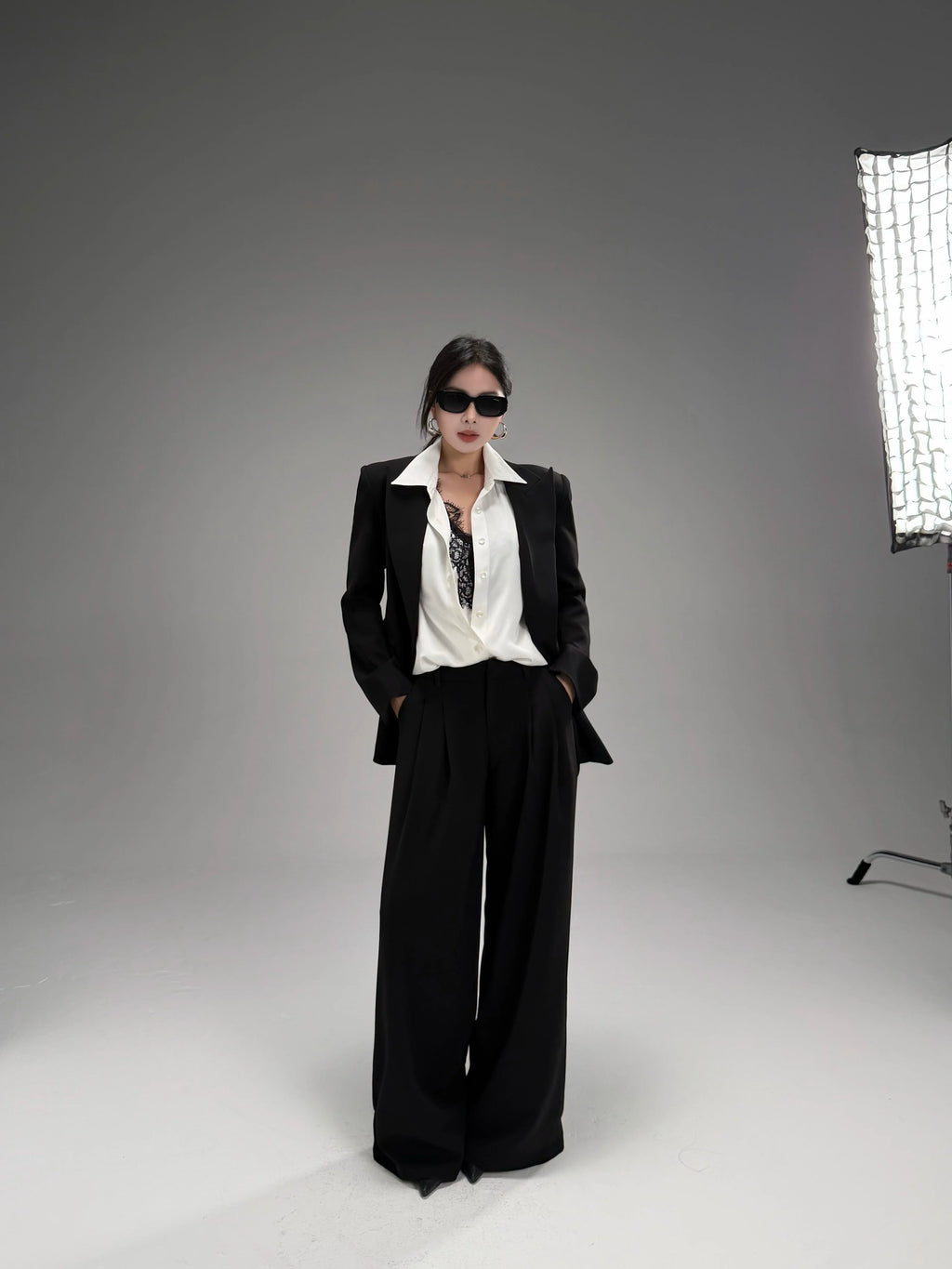 CHUYUQI Temperament Silhouette Suit Suit