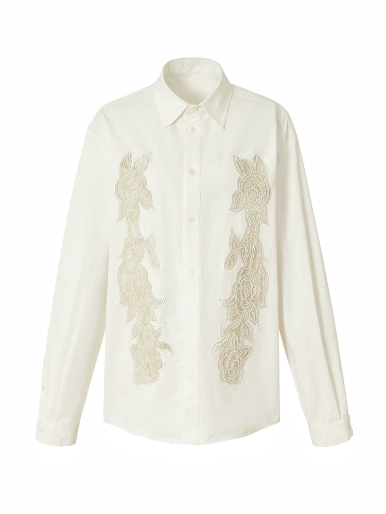 LOUMUTAKU Heavy Industry Beaded Casual Shirt