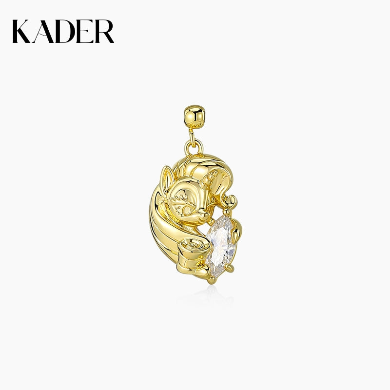 KADER Card Pony Poly Pendant Necklace