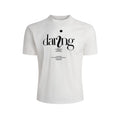 DM Tenacious Shoulder Simple Letter Elastic Tee