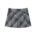 Nariele Retro Plaid Slim Hip-wrapped Skirt