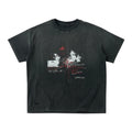 SAXGENWON Crew Neck Short and Wide Version Casual Tee
