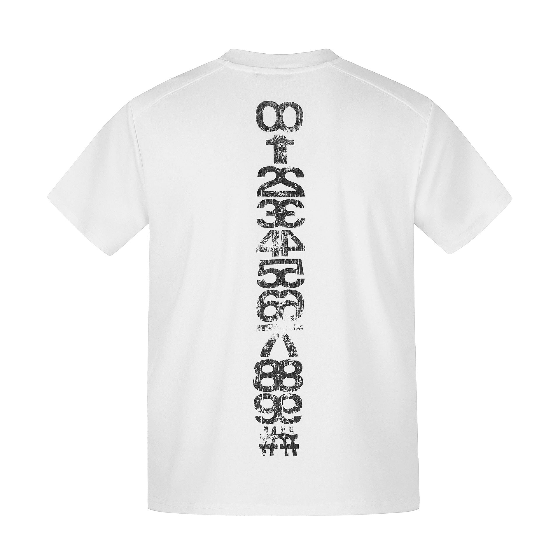 11KN Loose Letter Symbol Printing Casual Tee