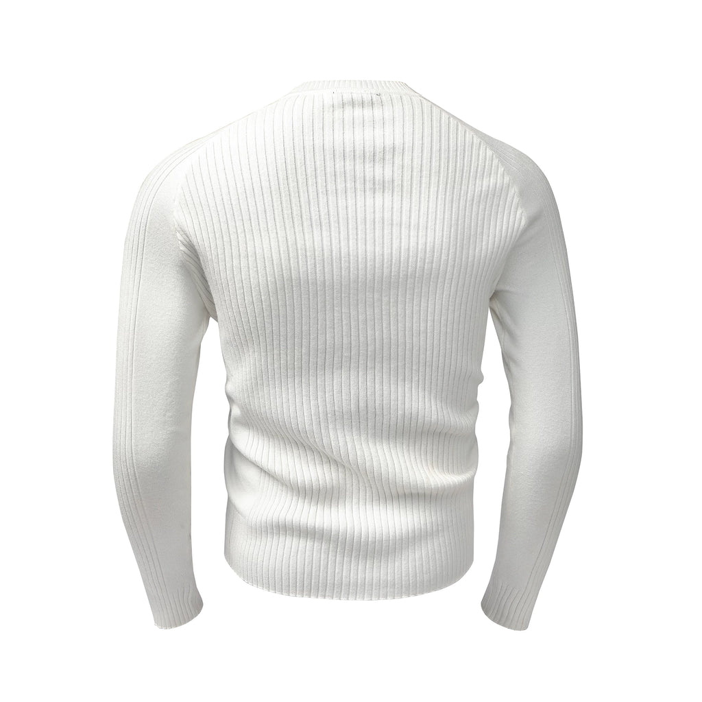 KARMANISTIC slim-fit knitted long-sleeved sweater