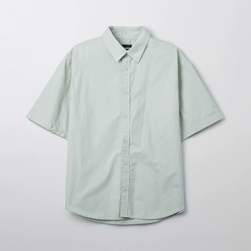 SPAO simple casual solid color daily shirt SPYWF24M06