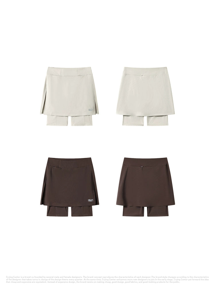 CryingCenter Sports Tennis Weaving Fitness Yoga Culottes