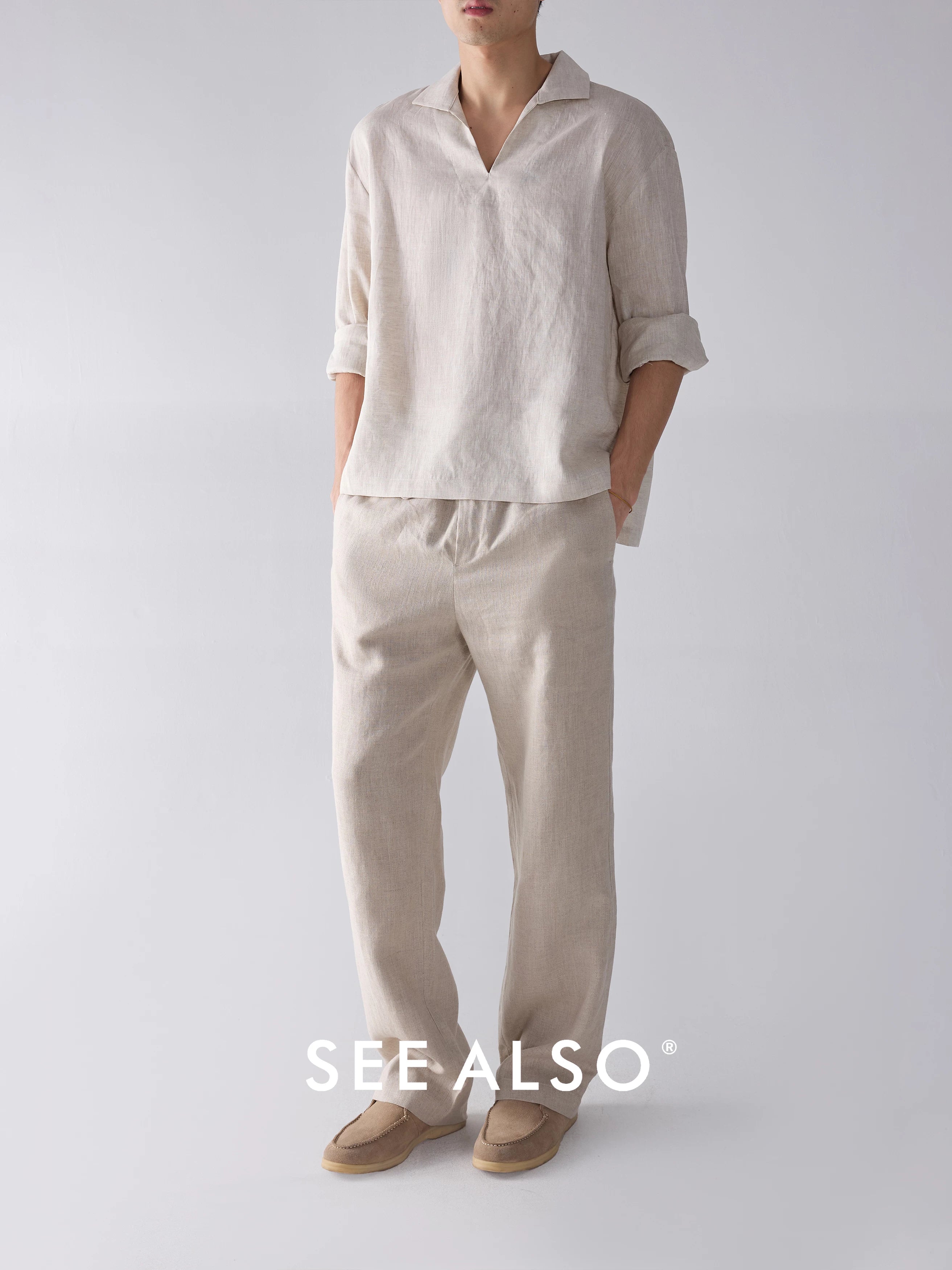 SEE ALSO V-neck High-end Casual Shirt