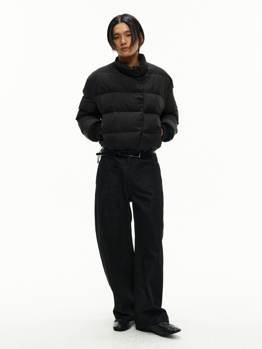 JCAESAR Polished Skin-friendly Warm Scimitar Pants