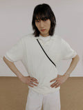 COLN Knitted Short-sleeved Polo Shirt