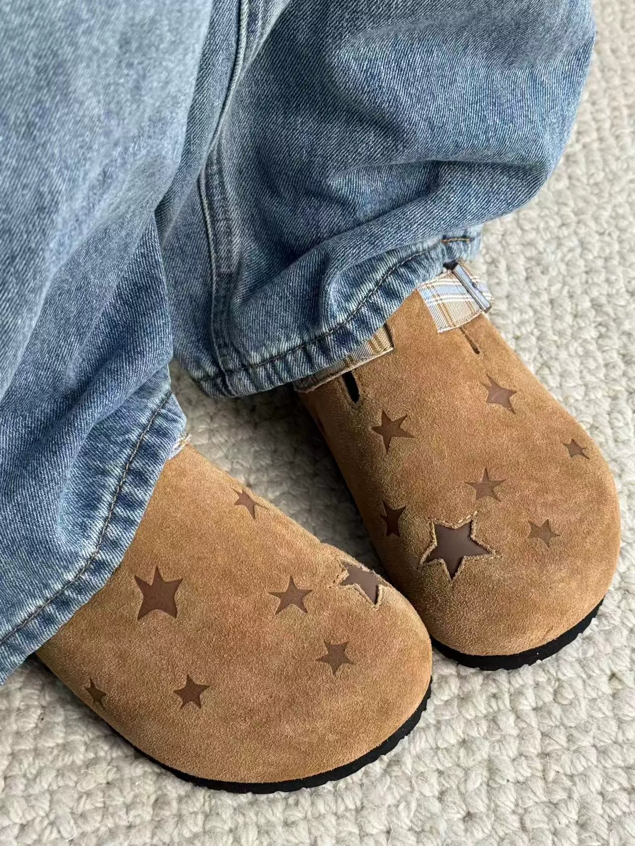 Cat & Sofa Versatile Star Half-pedal Slippers