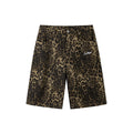 CoosRetro Retro Logo Embroidered Leopard Cropped Pants