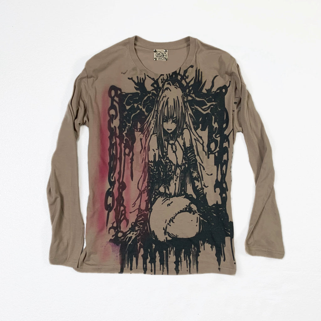 WEBBAR Hell Heart Girl Full of Cotton Long Sleeves