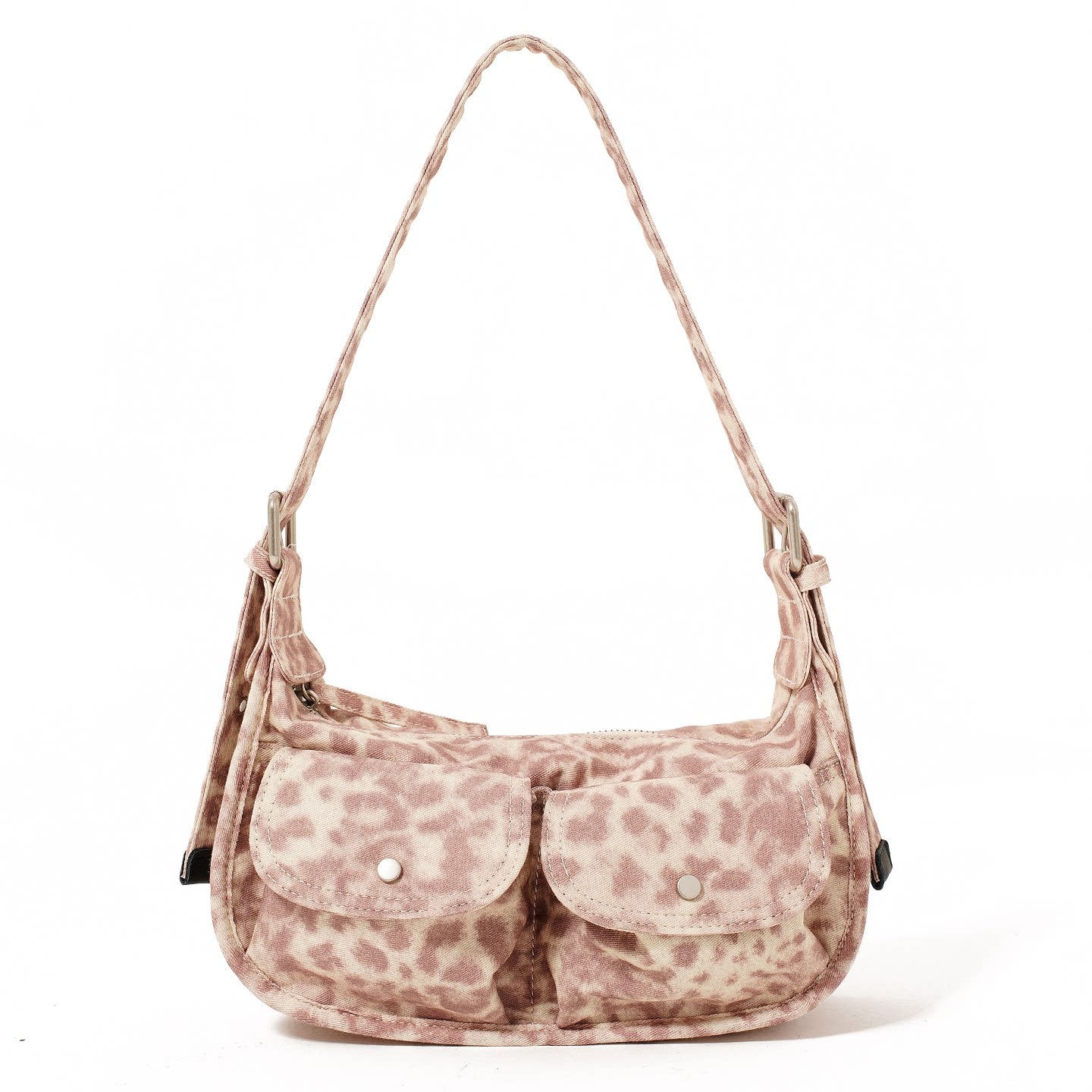 Momogigi Vintage Leopard Print Underarm Bag