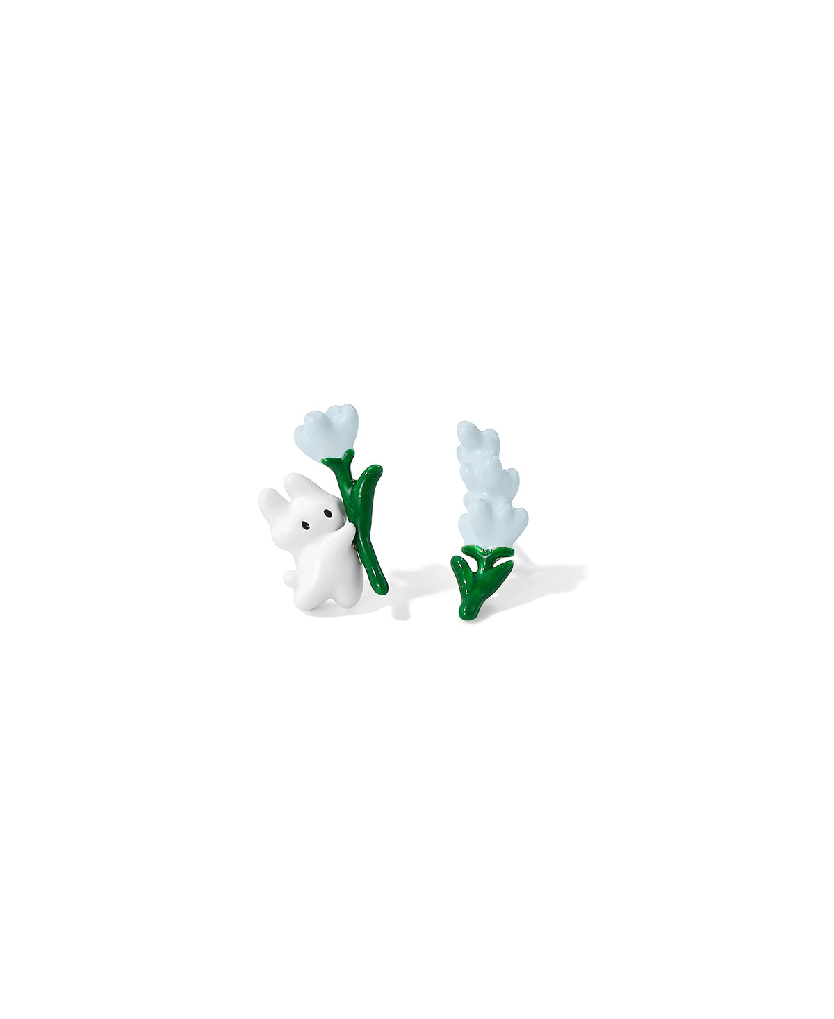 DODOGOGO Sweet Little Fresh Asymmetrical Rabbit Earrings