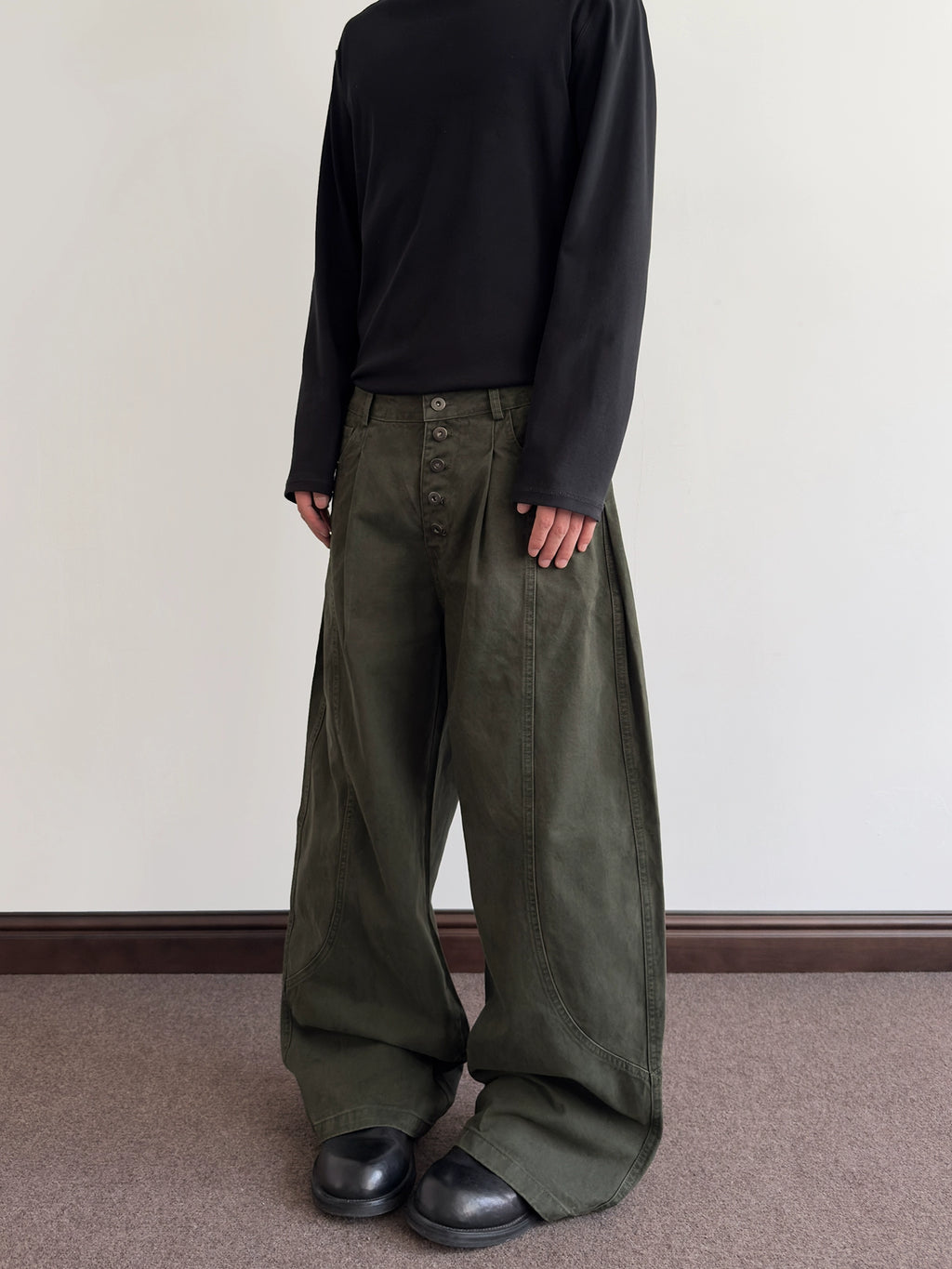 A PUEE Vintage Breasted Scimitar Overalls