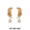 SUMIYAKI Niche Premium Feather Earrings