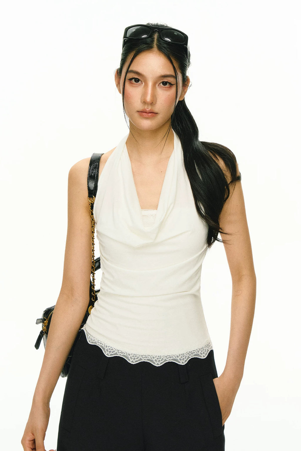 Ariseism Slimming Versatile Halter Tank Top