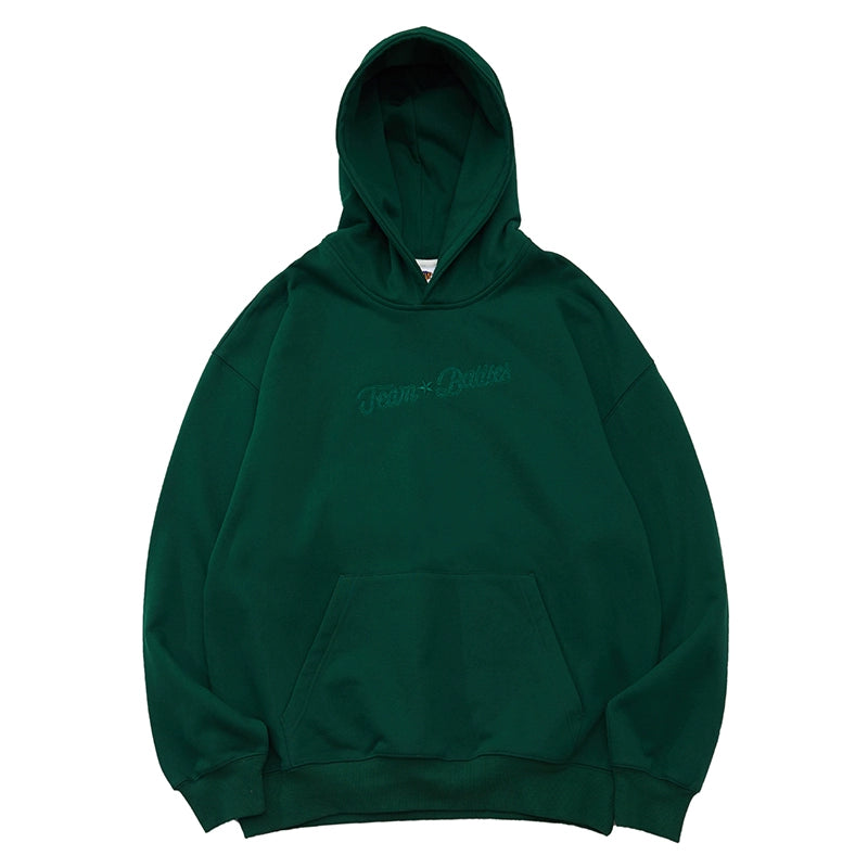 Battles Chain Embroidered Terry Hooded Sweater