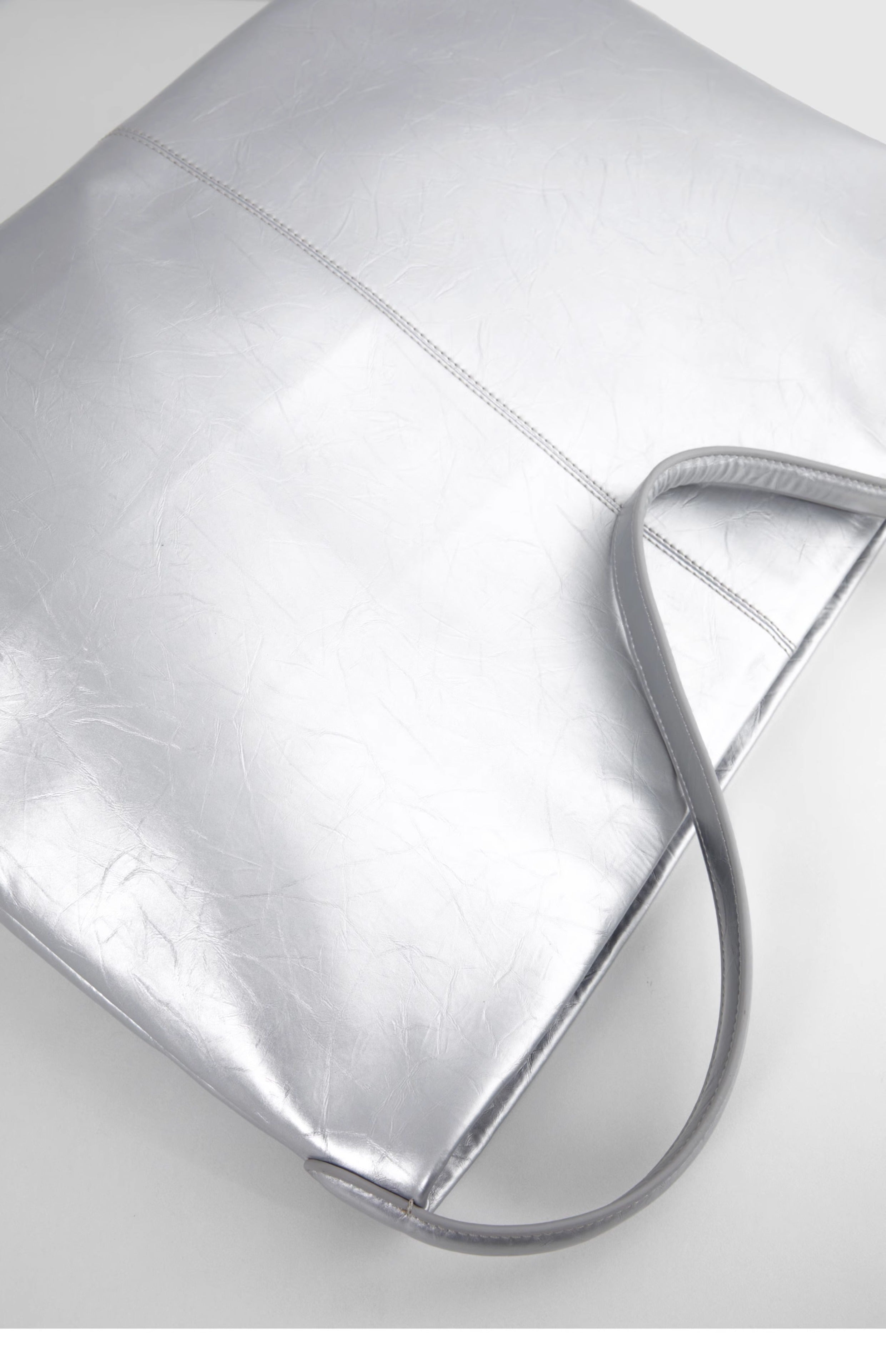 DirtySix Jill COW Split Leather big pocket cowhide soft oversize lazy wind messenger bag