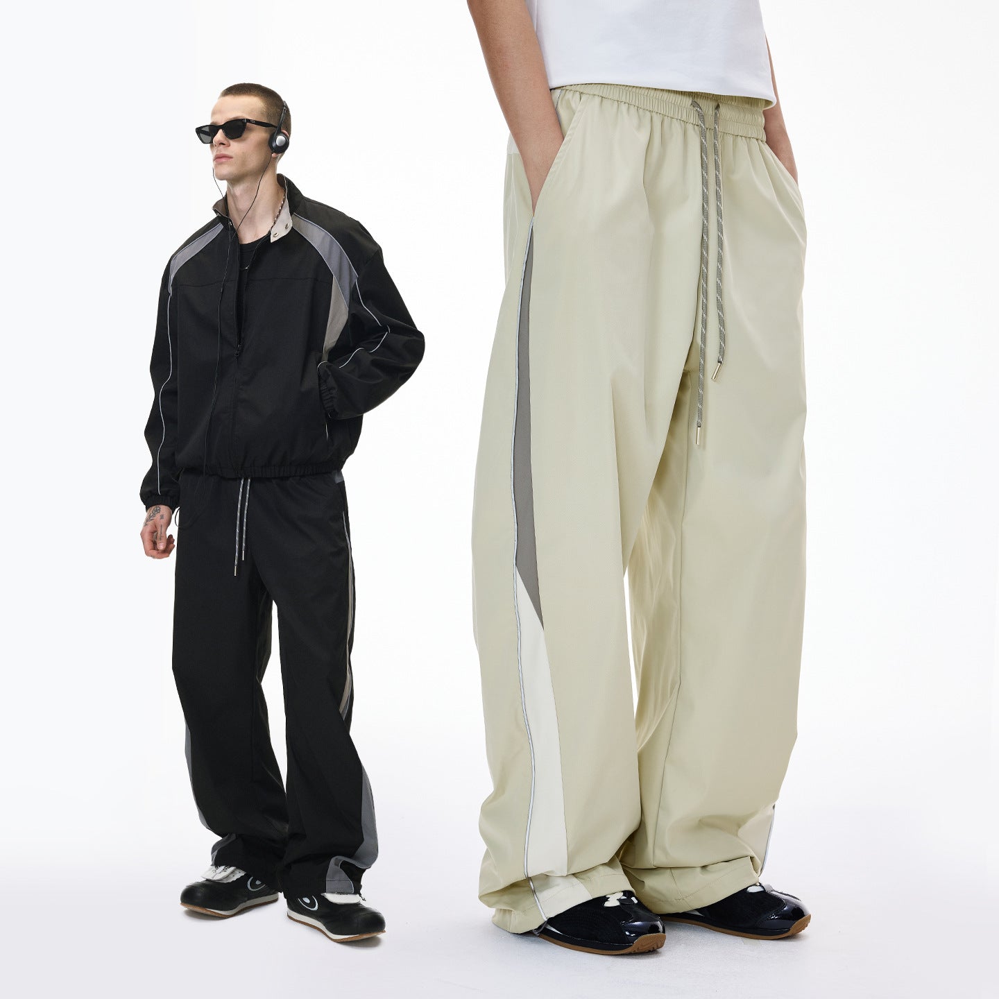 Inflation Retro Casual Sports Suit